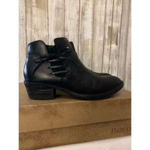 NWT Born Black BOWLEN Leather Bootie Size 6M
